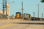 CSX Locomotives in the Yard